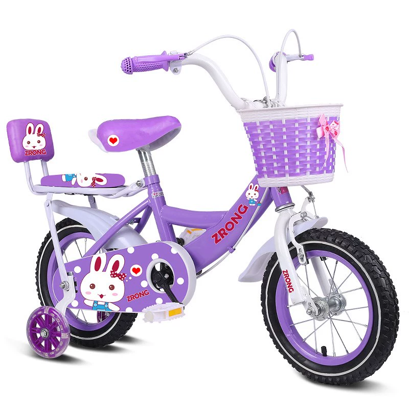 Xe đạp bé gái 2-5-6-7-8-9-10 tuổi đạp xe đạp trẻ em 3 bé 4 xe đẩy bé gái công chúa - Con lăn trượt patinet / trẻ em