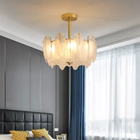 Глянцевая люстра, лампа, дизайнерский потолочный светильник для гостиной для спальни, французский стиль, в американском стиле