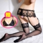 Nữ mùa hè sexy garter set ren over the knee vớ đen hollow cám dỗ vớ trong suốt garter phù hợp với dây nịt bít tất nam