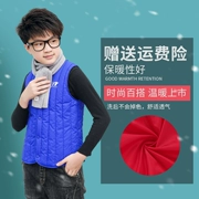 Chống mùa đặc biệt cho trẻ em xuống áo vest cotton bé trai lớn vest ấm áp bé gái vest vai 12-15 tuổi mùa đông