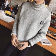 2018 mới mùa thu và mùa đông những người yêu thích áo len một nam và một áo len lỏng lẻo áo len hoang dã xu hướng Hàn Quốc bf