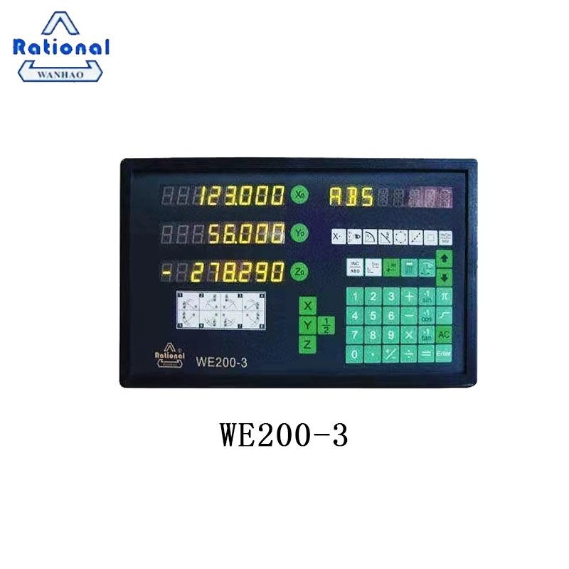 Wanhao Lưới Quy Mô Màn Hình Hiển Thị Kỹ Thuật Số Đo WE6800-2/3 Hợp Lý Máy Máy Xay Màn Hình Hiển Thị Kỹ Thuật Số Đo WE200-2/3 Phụ tùng máy phay