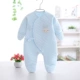 Quần áo sơ sinh cho bé quần lửng chân găng tay găng tay cotton dính liền với nhà sư đầu xuân để giữ ấm cho tháng 4 - Áo liền quần