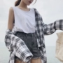 2018 mùa hè mới Hàn Quốc phiên bản của lỏng đơn giản màu rắn bên trong vest sling nữ sinh viên mặc áo vest đồ mặc nhà