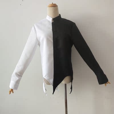 taobao agent Torrechia shirt on earth, body clothes, the same shirt, black and white Tajia COSPLAY Temuzaki top spot