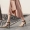 2018 Châu Âu và Hoa Kỳ mùa hè mới đi làm chuyên nghiệp Giày đơn Baotou khóa khóa dép cao gót nữ đẹp với giày nữ hoang dã