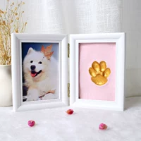 Белая рама светло -розовая грязь+золотой лак