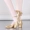 Giày khiêu vũ đế mềm đế vuông mùa hè Giày khiêu vũ mới màu đỏ với giày khiêu vũ phòng khiêu vũ vàng và bạc hiệu suất - Khiêu vũ / Thể dục nhịp điệu / Thể dục dụng cụ