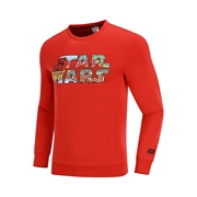 Trang phục thể thao mùa thu Li Ning nam 2018 Disney Star Wars phiên bản chung áo len cổ áo AWDN691