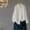2019 đầu xuân mới cổ áo sơ mi cotton rộng rãi văn chương fan hâm mộ hoang dã mỏng đáy áo sơ mi nữ quần áo - Áo sơ mi sơ mi voan