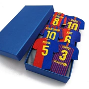 Barcelona xung quanh Messi Barcelona mini jersey đồ trang trí bóng đá quà tặng mới mặt dây chuyền Harvey Iniesta - Bóng đá