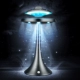 Loa trang trí sáng tạo UFO bay lơ lửng, Đồ trang trí màu sắc loa thời trang hiện đại