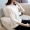 2018 mùa xuân của phụ nữ vòng cổ rỗng áo len Hàn Quốc thời trang mùa hè bộ ren màu rắn áo len mỏng thủy triều