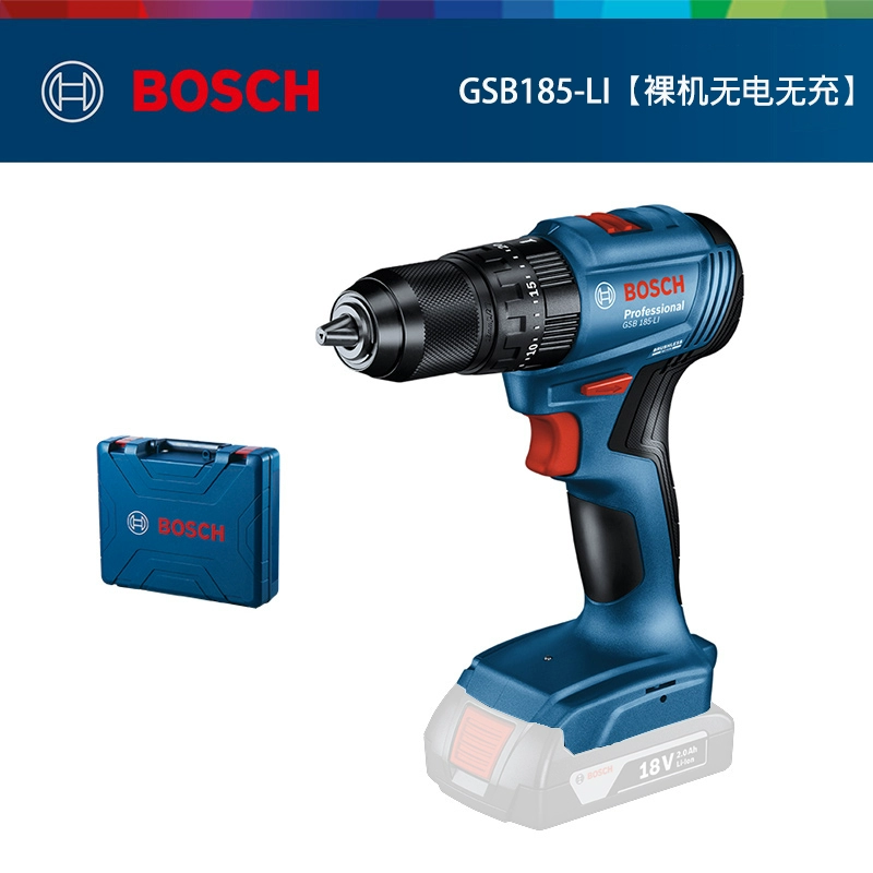 Boschless không chổi than kim cương toàn cầu Máy khoan điện sạc điện đa chức năng Công cụ điện Lithium điện GSB185 máy khoan pin hitachi Máy khoan đa năng