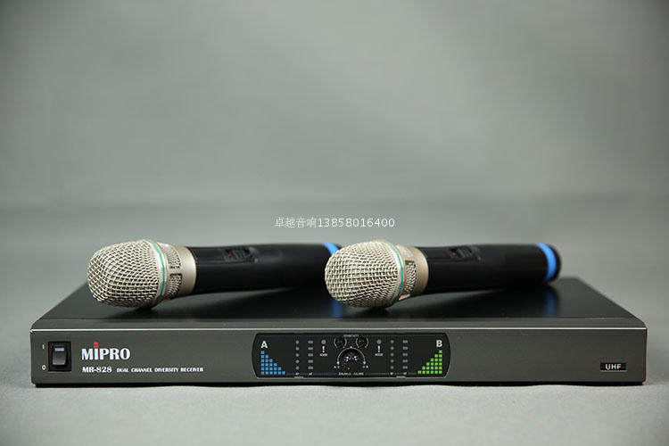 Mibao MIPRO MR-828 One drag two wireless handheld collar clip with microphone microphone