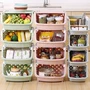 Nhà bếp kệ lưu trữ sàn nhiều lớp trái cây và rau giỏ cung cấp các thiết bị nhỏ bộ phận lưu trữ đồ chơi giỏ lưu trữ tạo tác - Trang chủ kệ chén nhựa