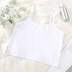 Quần lửng ống lửng top đồ lót phụ nữ quây quần ôm sát ngực phiên bản Hàn Quốc bằng lụa trắng bên trong mang vẻ đẹp chống ánh sáng mùa hè - Ống Ống