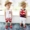 Bé trai và bé gái thủy triều quần áo trẻ em mùa hè Bộ đồ bé sơ sinh tay ngắn 1-3 tuổi 2 bé thể thao hè hai mảnh