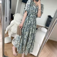 Платье, милый приталенный корсет, сексуальная длинная юбка, коллекция 2021, французский стиль