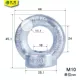 Оцинкованная подвеска M10 (ореха)
