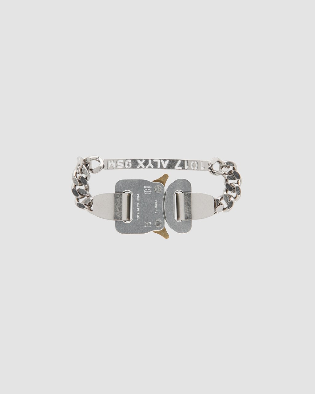 Silver Bracelet20ss1017ALYX9SMCHAINNECKLACE Metal buckle function Necklace Pounds Hollow out hero chain
