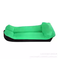 Зеленая черная подушка