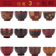 Đặc biệt cung cấp phong cách Nhật Bản bát gỗ giải phóng mặt bằng chế biến gạo hộ gia đình bát snack tấm gỗ món ăn bằng gỗ cốc bằng gỗ sáng tạo bộ đồ ăn bằng gỗ