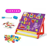 Trẻ em của early education easel vẽ bảng set nguồn cung cấp bức tranh Tiếng Anh kỹ thuật số tủ lạnh stick bracket từ viết bảng