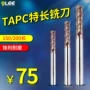Phiên bản nâng cấp của dao phay thép vonfram 4 lưỡi được bọc thẳng thân thêm hợp kim cứng dài TAPC mở rộng công cụ cắt CNC bán nóng - Dụng cụ cắt lưỡi cưa gỗ