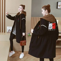 Пуховик для беременных, бархатная куртка, пальто, большой размер, в корейском стиле, увеличенная толщина