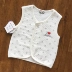 Tôi yêu mùa thu sơ sinh cotton cotton mùa thu của cha mẹ tôi vest vest I LOVE PAPA MAMA - Áo ghi lê áo gile bé gái hàng độc Áo ghi lê