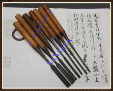 Долото 老旅刃半圆凿雕刻凿扁铲老木工工具收藏家居家俱馆手工坊装饰展示