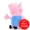 Pig Peggy Peggy George Doll Cartoon Tre Than Xe Trang trí cửa sổ phía sau Xe mới Ngoài mùi formaldehyd - Trang trí nội thất