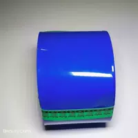 Синяя термоусадочная трубка из ПВХ, литиевые батарейки, чехол, защитный трубчатый манжет, 90мм