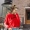 Cao eo áo len ngắn phụ nữ 2018 mùa thu lỏng mỏng áo sơ mi giản dị bông rốn trùm đầu dài tay áo dưới áo áo khoác cardigan nữ