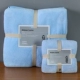 Светло -голубое полотенце для ванны