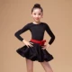 Trẻ em mới của khiêu vũ Latin váy cô gái ngắn tay quần áo luyện tập váy cô gái hiệu suất thi đấu quần áo mùa xuân và mùa hè