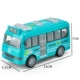Пластиковый инерционный зеленый автобус