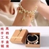 Tháp Eiffel Bracelet Hộp Quà Tặng Vòng Đeo Tay Cartoon Mềm Gốm Dễ Thương Vòng Chân Da Rope Classmate Món Quà Sinh Nhật Nữ Bạn Gái Vòng đeo tay Clasp