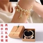 Tháp Eiffel Bracelet Hộp Quà Tặng Vòng Đeo Tay Cartoon Mềm Gốm Dễ Thương Vòng Chân Da Rope Classmate Món Quà Sinh Nhật Nữ Bạn Gái vòng tay