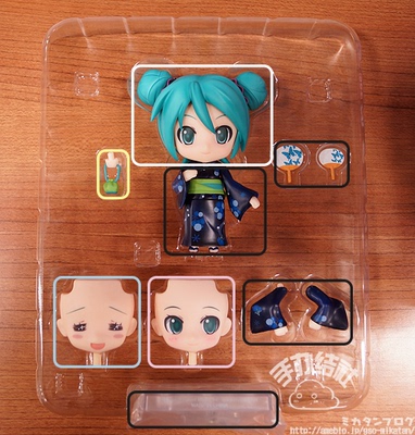 taobao agent Japanese version of GSC clay Hatsune Miku Future MIKU Summer Sacrifice Yutsuita Ver Kimono Condor Calculation Accessories