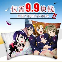 Lovelive xung quanh thứ hai yếu tố gối sang trọng gối tùy chỉnh hình ảnh động tóc gối dài đệm gối với lõi - Trở lại đệm / Bolsters gối ghế