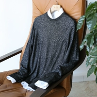 Шерстяной модный элитный трикотажный базовый приятный телу свитер, Италия, простой и элегантный дизайн