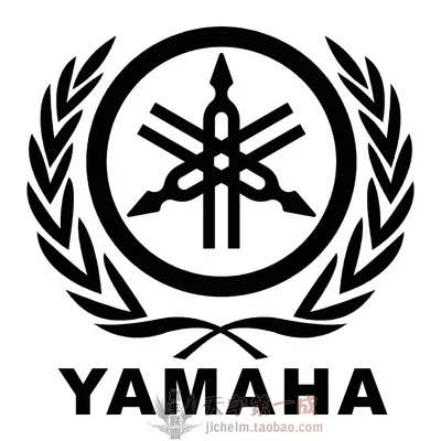Хромированные наклейки с ретроотражающим эффектом бренды Yamaha, Honda