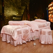 Châu Âu Body Massage Beauty khăn trải giường gia đình của bốn bộ đặc biệt của giường khử trùng giả bông trải giường tùy chỉnh spa sức khỏe - Trang bị tấm