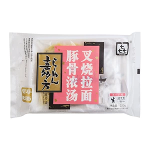 [喜多方 叉烧豚骨浓汤拉面 220g]