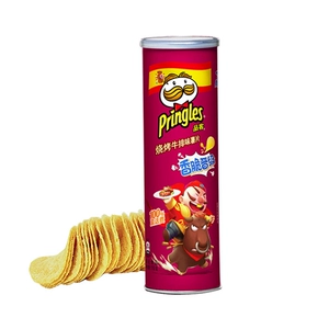 Чипсы Pringles Картофельные со вкусом стейка BBQ 110г