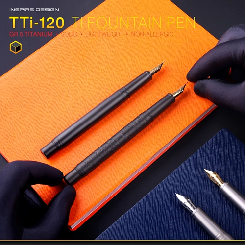 Titanium Maze Timaze TTI-120 100 Titanium Gold Pen Signature Pen Seal Searned Insulation Inspirs подлинные