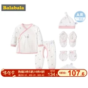 Balabala babyiesies bé sơ sinh cotton đồ lót bộ quà tặng sơ sinh 6 miếng quần áo