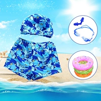 Trẻ em của Đồ Bơi Trai Bơi Quần Thanh Niên Nhỏ và Vừa Trai Bé Chia Đồ Bơi Bơi Mũ Boxer Swimwear bộ bơi trẻ em